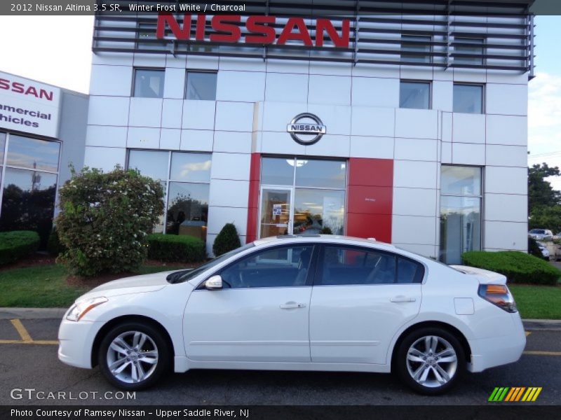 Winter Frost White / Charcoal 2012 Nissan Altima 3.5 SR