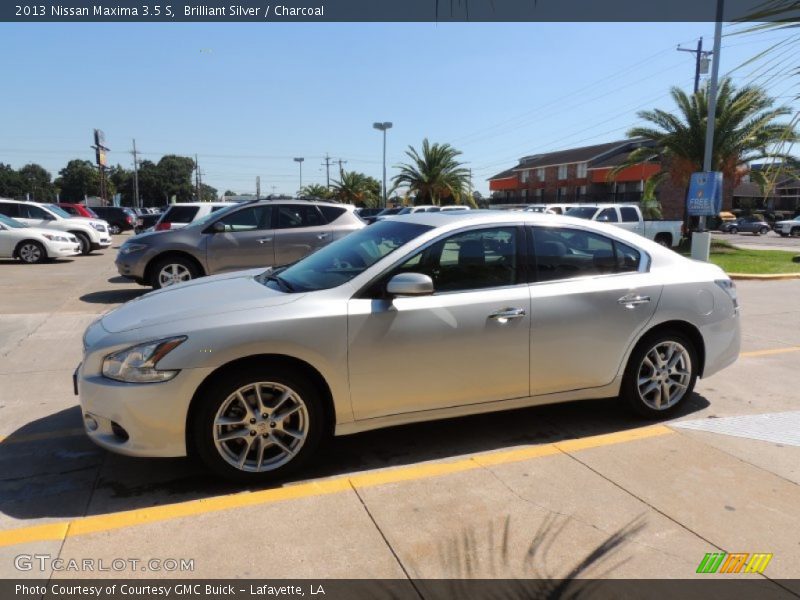 Brilliant Silver / Charcoal 2013 Nissan Maxima 3.5 S