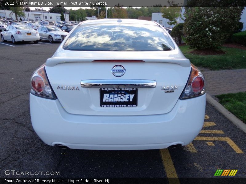Winter Frost White / Charcoal 2012 Nissan Altima 3.5 SR