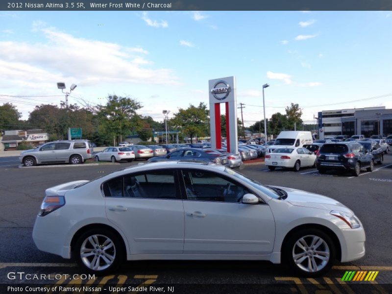 Winter Frost White / Charcoal 2012 Nissan Altima 3.5 SR