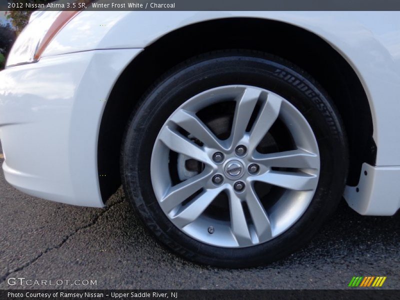 Winter Frost White / Charcoal 2012 Nissan Altima 3.5 SR