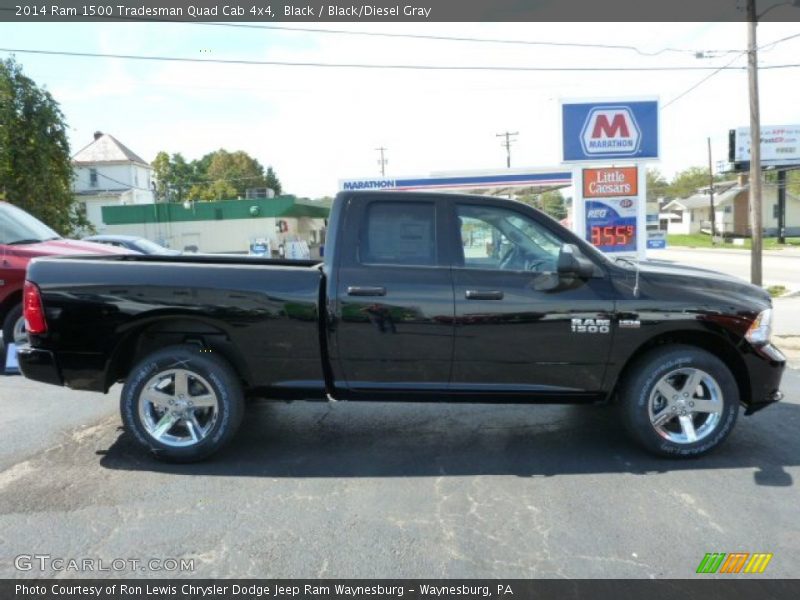 Black / Black/Diesel Gray 2014 Ram 1500 Tradesman Quad Cab 4x4