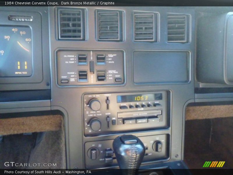 Controls of 1984 Corvette Coupe