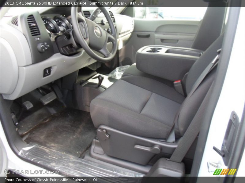 Summit White / Dark Titanium 2013 GMC Sierra 2500HD Extended Cab 4x4