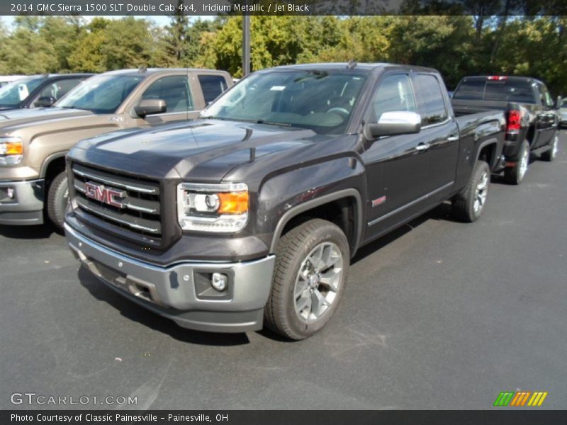 Front 3/4 View of 2014 Sierra 1500 SLT Double Cab 4x4