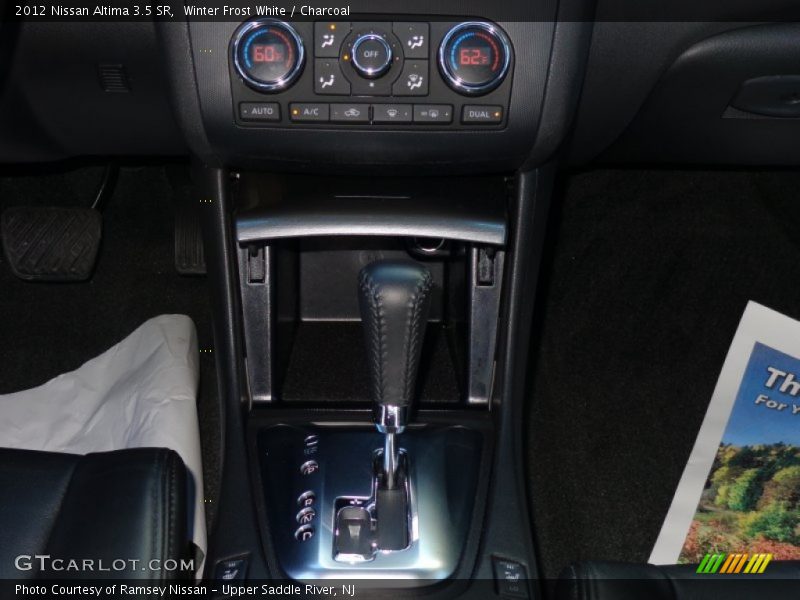 Winter Frost White / Charcoal 2012 Nissan Altima 3.5 SR