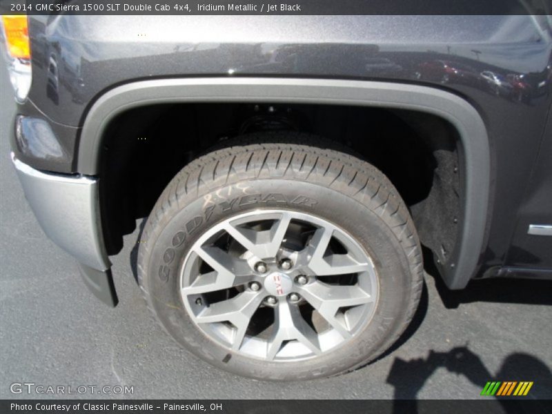 Iridium Metallic / Jet Black 2014 GMC Sierra 1500 SLT Double Cab 4x4