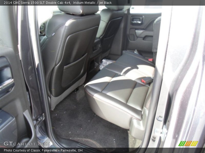 Iridium Metallic / Jet Black 2014 GMC Sierra 1500 SLT Double Cab 4x4