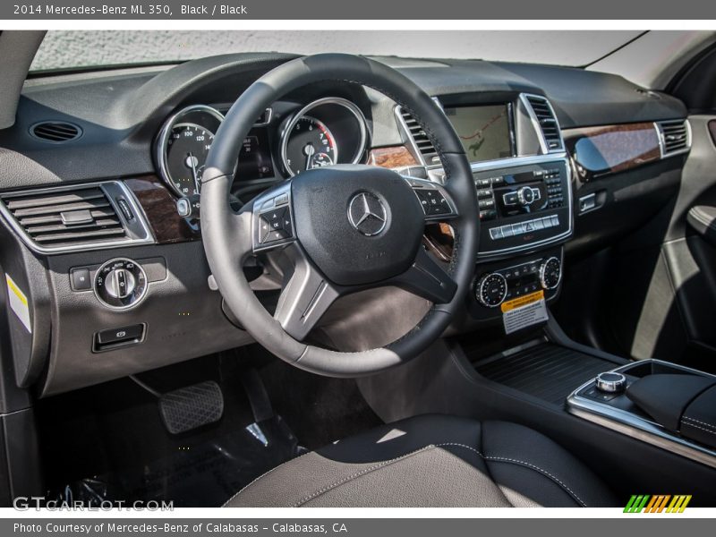 Black / Black 2014 Mercedes-Benz ML 350