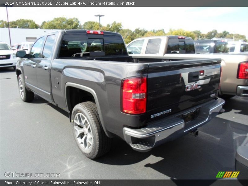 Iridium Metallic / Jet Black 2014 GMC Sierra 1500 SLT Double Cab 4x4