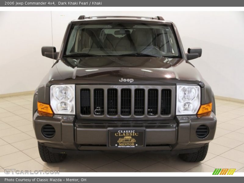 Dark Khaki Pearl / Khaki 2006 Jeep Commander 4x4