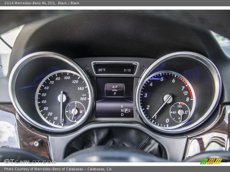 Black / Black 2014 Mercedes-Benz ML 350