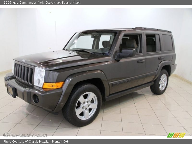 Dark Khaki Pearl / Khaki 2006 Jeep Commander 4x4