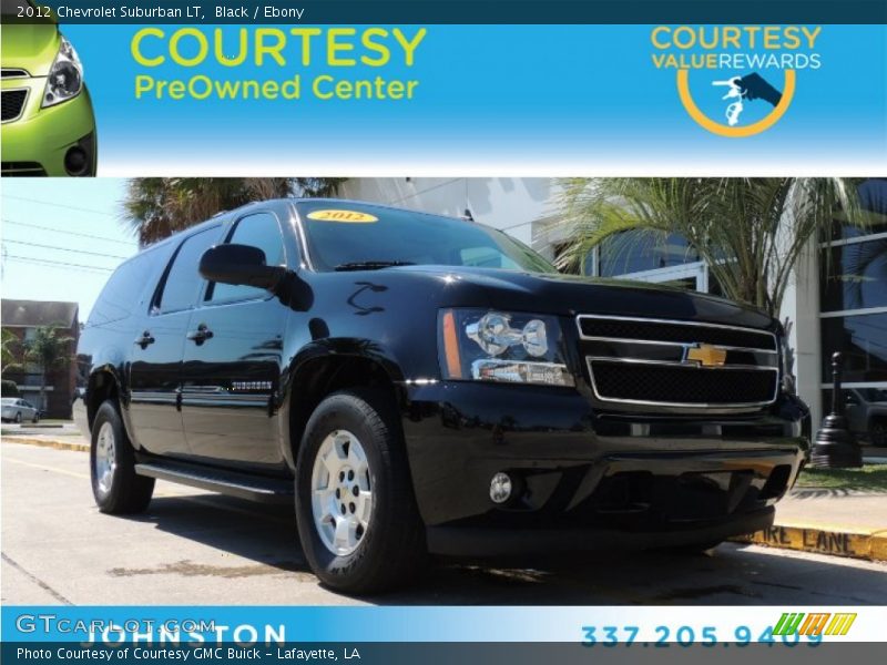 Black / Ebony 2012 Chevrolet Suburban LT