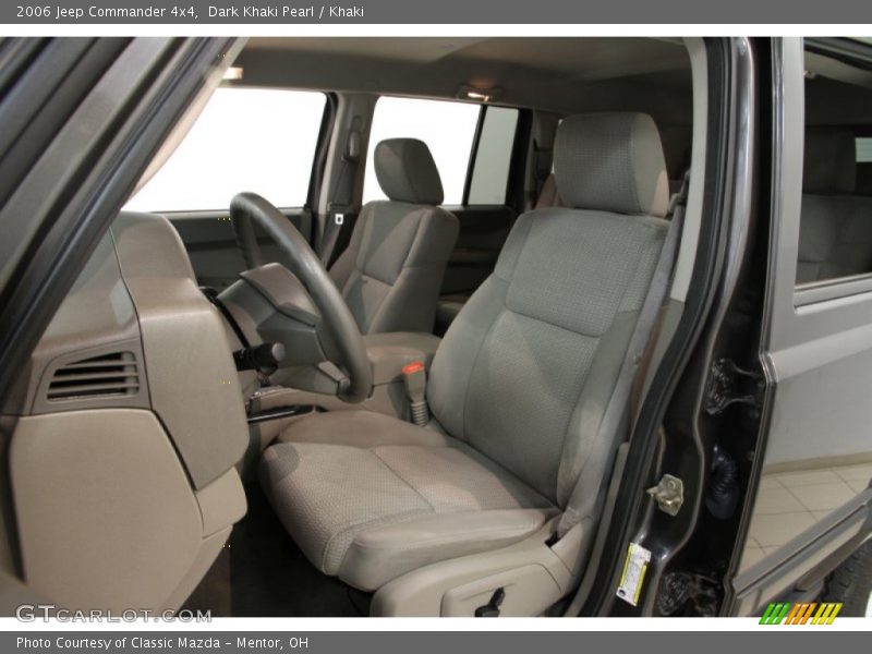 Dark Khaki Pearl / Khaki 2006 Jeep Commander 4x4