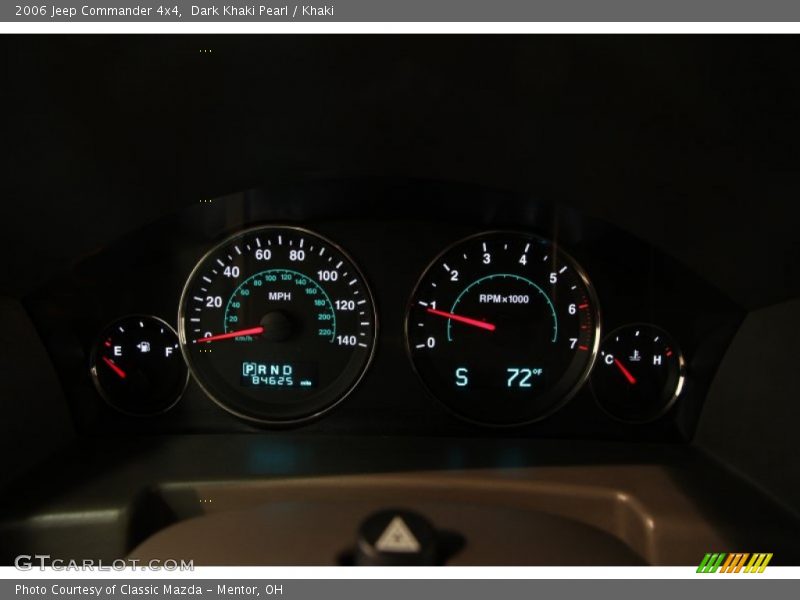 Dark Khaki Pearl / Khaki 2006 Jeep Commander 4x4