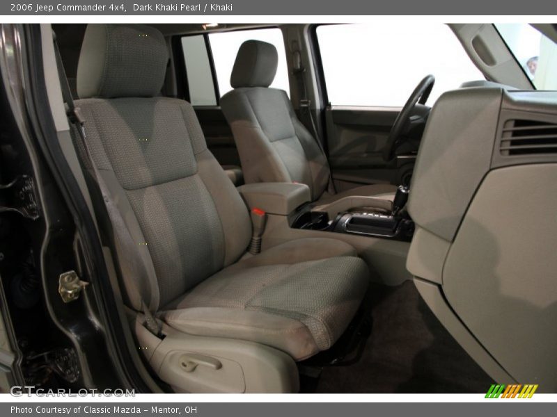 Dark Khaki Pearl / Khaki 2006 Jeep Commander 4x4