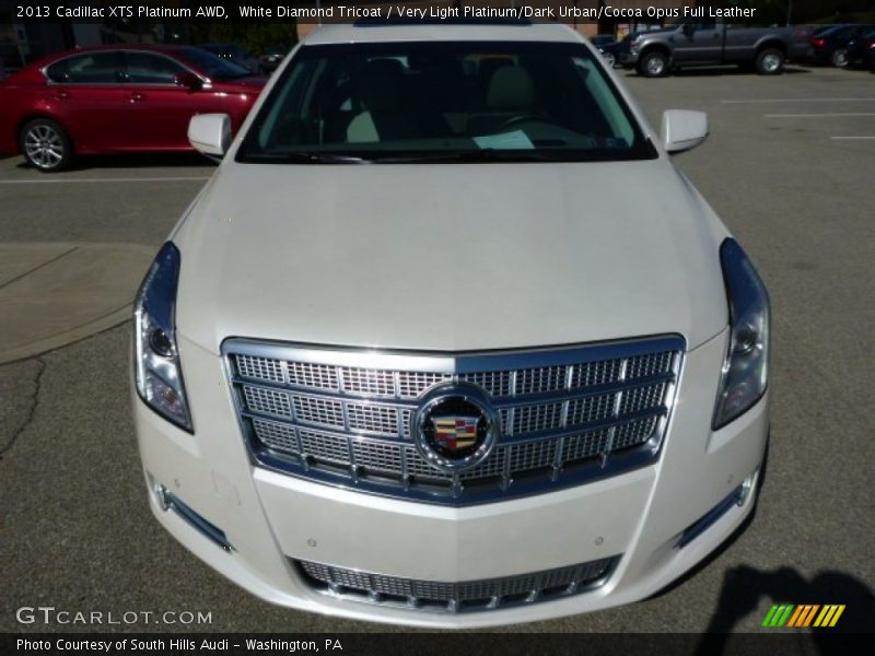 White Diamond Tricoat / Very Light Platinum/Dark Urban/Cocoa Opus Full Leather 2013 Cadillac XTS Platinum AWD