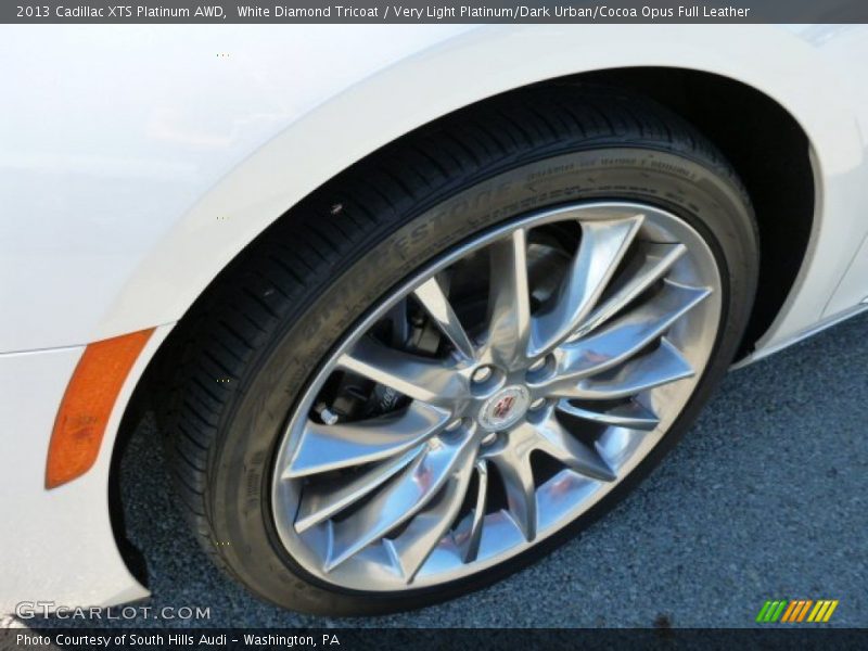 White Diamond Tricoat / Very Light Platinum/Dark Urban/Cocoa Opus Full Leather 2013 Cadillac XTS Platinum AWD