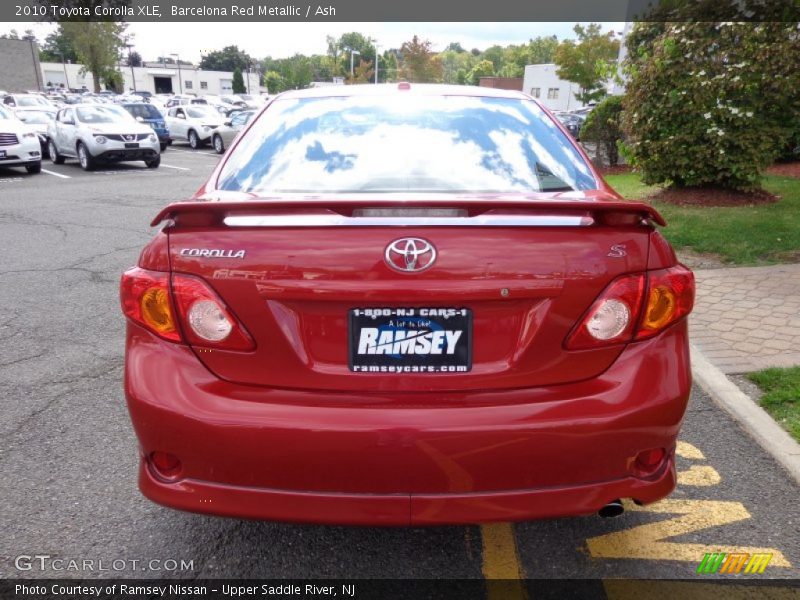 Barcelona Red Metallic / Ash 2010 Toyota Corolla XLE