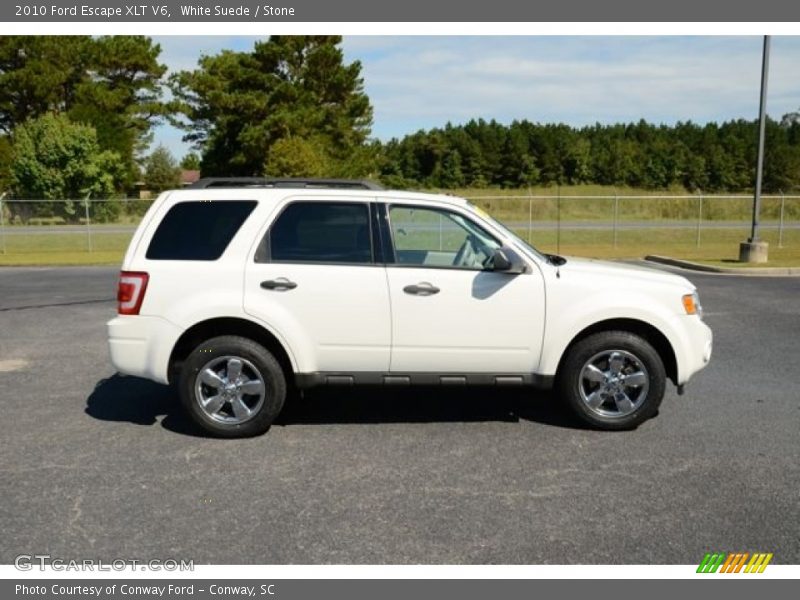 White Suede / Stone 2010 Ford Escape XLT V6