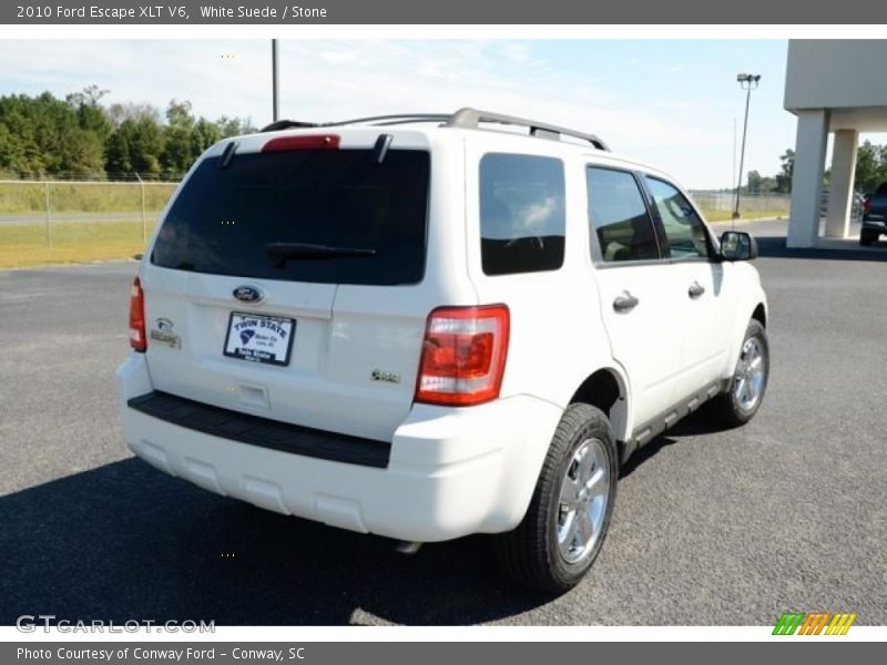 White Suede / Stone 2010 Ford Escape XLT V6