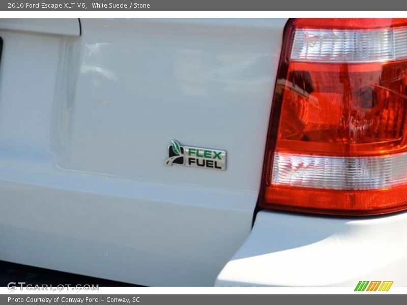 White Suede / Stone 2010 Ford Escape XLT V6