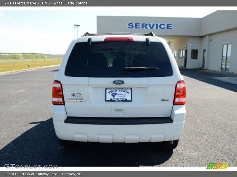 White Suede / Stone 2010 Ford Escape XLT V6