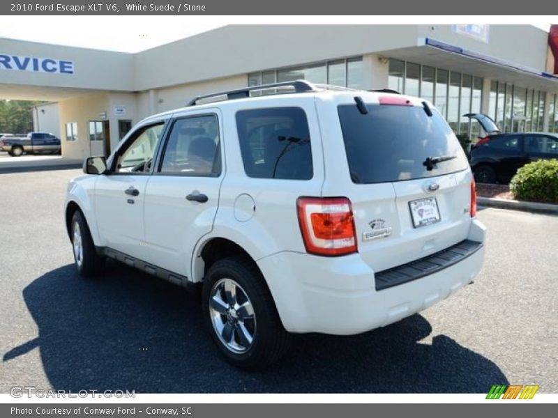 White Suede / Stone 2010 Ford Escape XLT V6