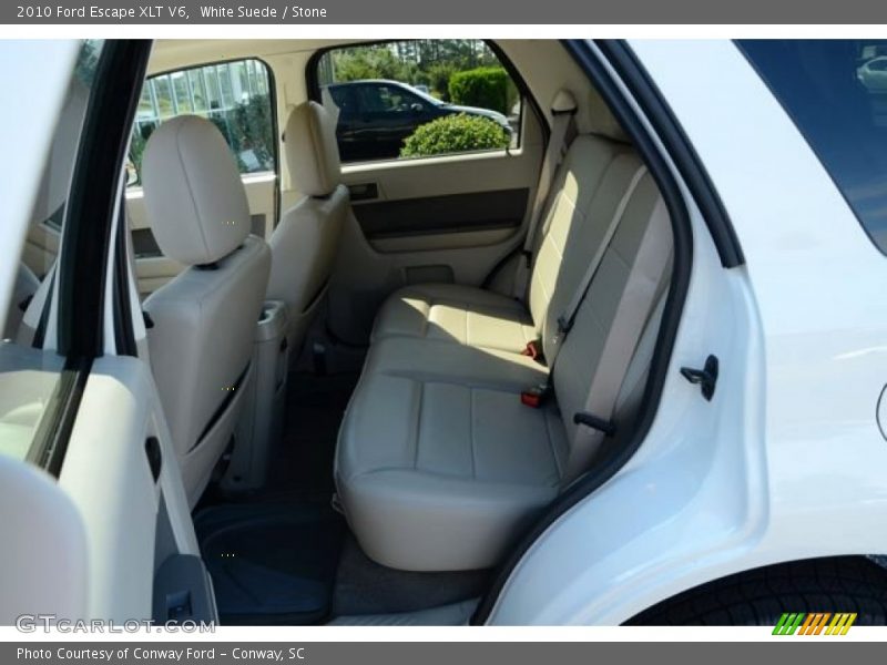 White Suede / Stone 2010 Ford Escape XLT V6