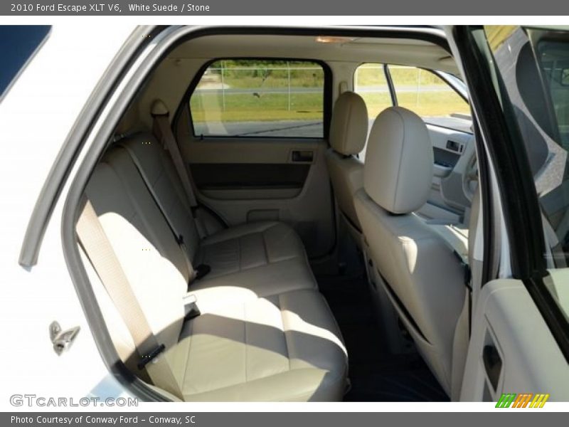 White Suede / Stone 2010 Ford Escape XLT V6