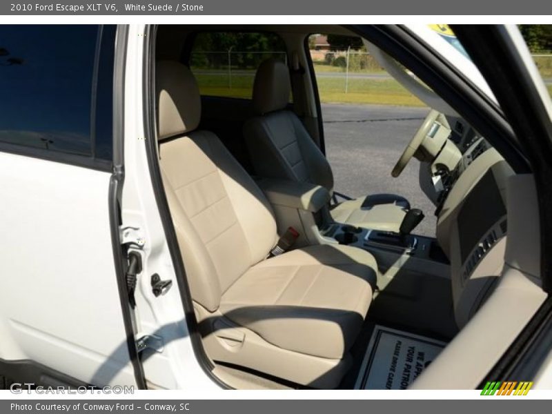 White Suede / Stone 2010 Ford Escape XLT V6