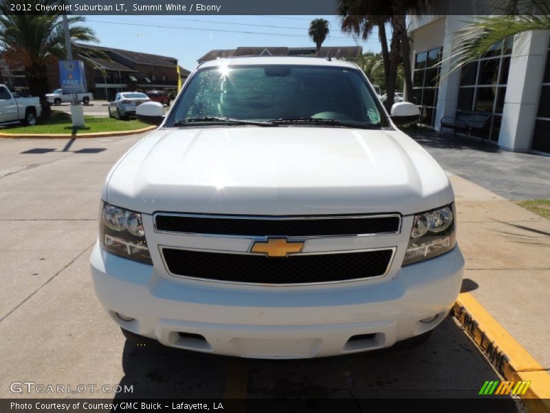 Summit White / Ebony 2012 Chevrolet Suburban LT