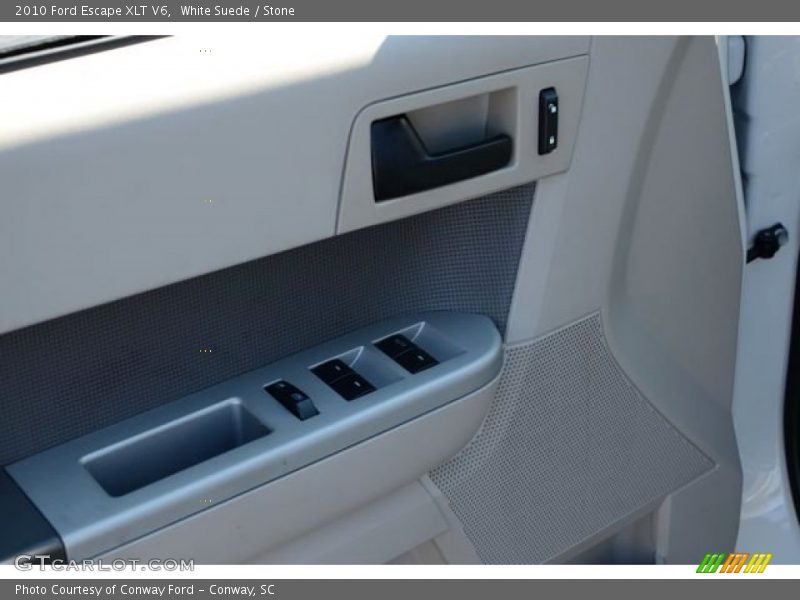White Suede / Stone 2010 Ford Escape XLT V6