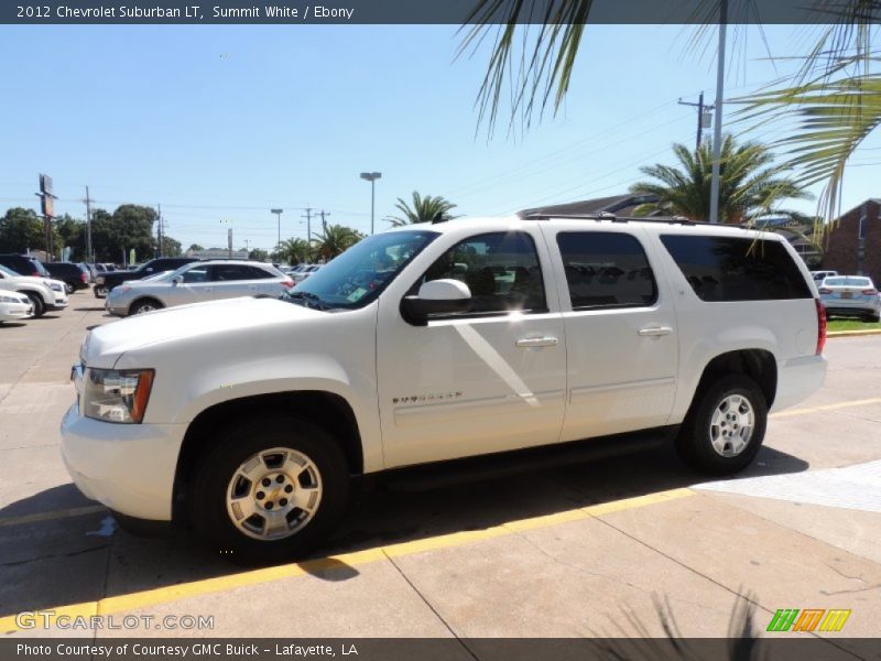 Summit White / Ebony 2012 Chevrolet Suburban LT