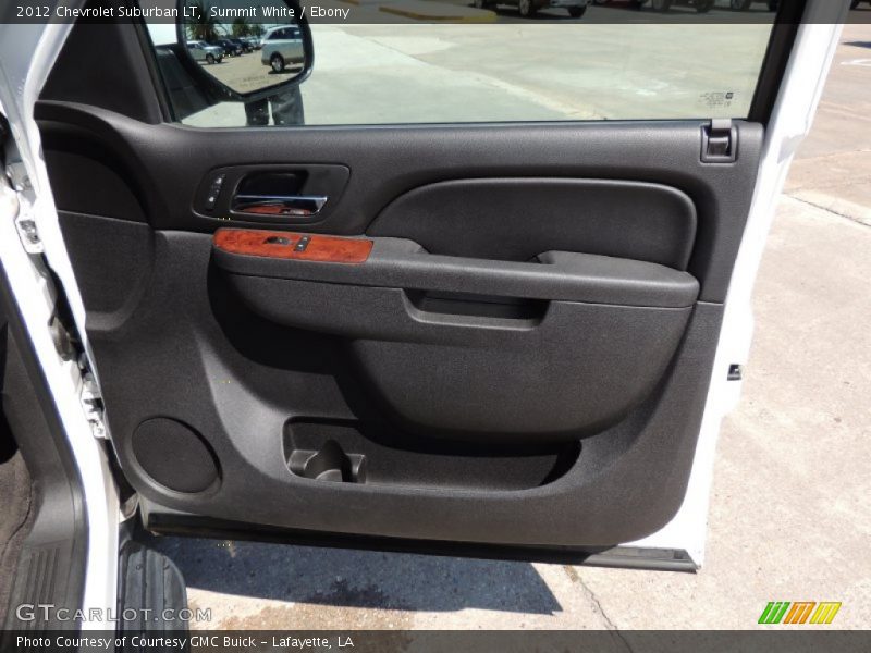 Summit White / Ebony 2012 Chevrolet Suburban LT