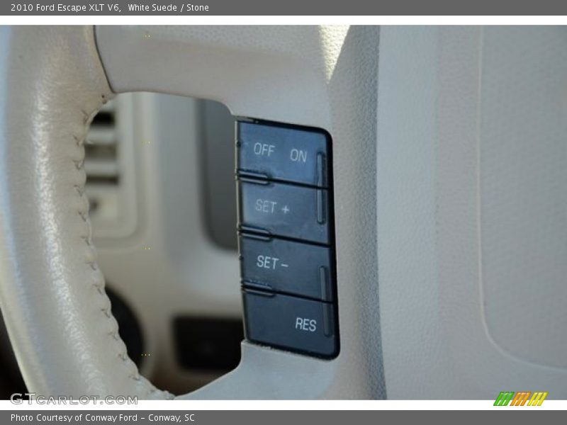 White Suede / Stone 2010 Ford Escape XLT V6