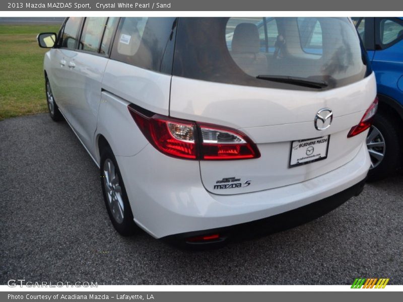 Crystal White Pearl / Sand 2013 Mazda MAZDA5 Sport