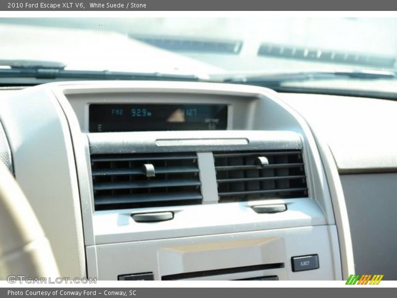 White Suede / Stone 2010 Ford Escape XLT V6