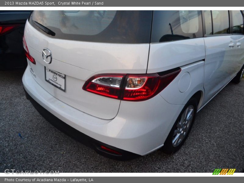 Crystal White Pearl / Sand 2013 Mazda MAZDA5 Sport