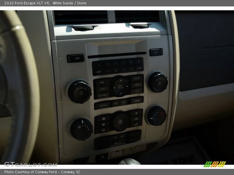 White Suede / Stone 2010 Ford Escape XLT V6