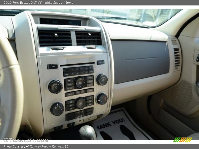 White Suede / Stone 2010 Ford Escape XLT V6
