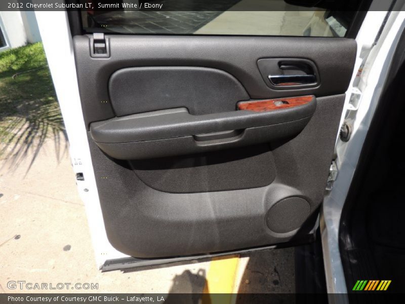 Summit White / Ebony 2012 Chevrolet Suburban LT