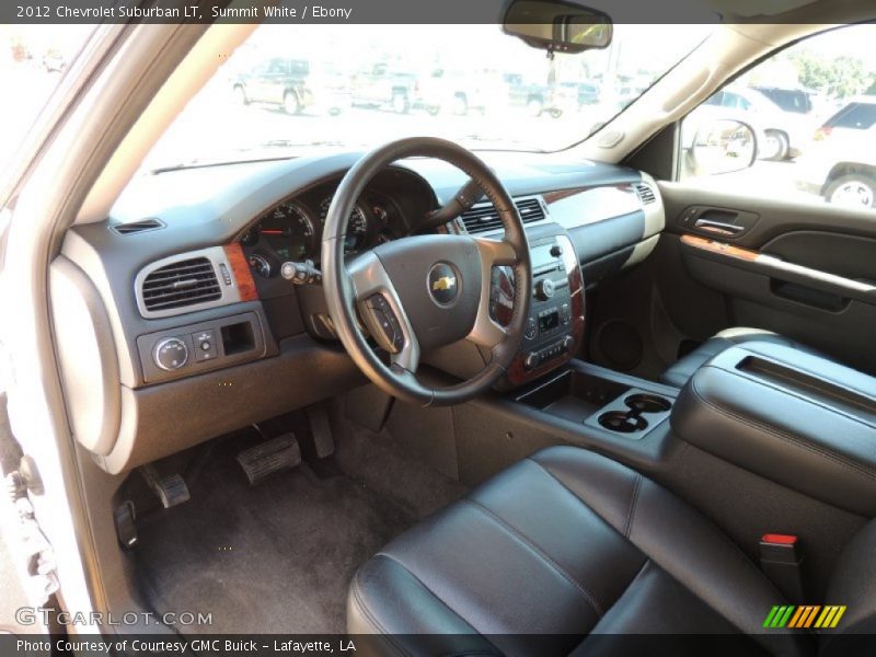 Summit White / Ebony 2012 Chevrolet Suburban LT