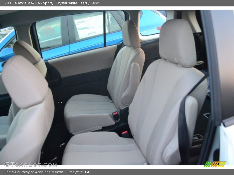 Crystal White Pearl / Sand 2013 Mazda MAZDA5 Sport