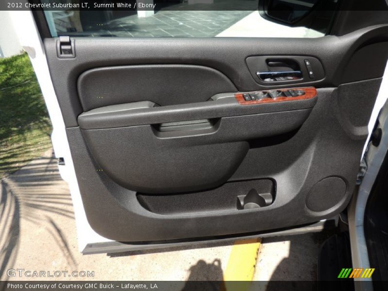 Summit White / Ebony 2012 Chevrolet Suburban LT