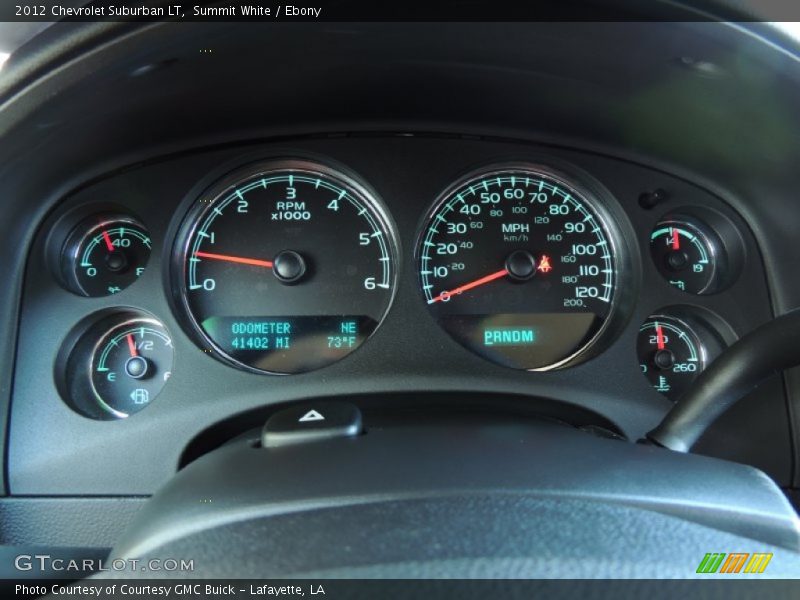 Summit White / Ebony 2012 Chevrolet Suburban LT