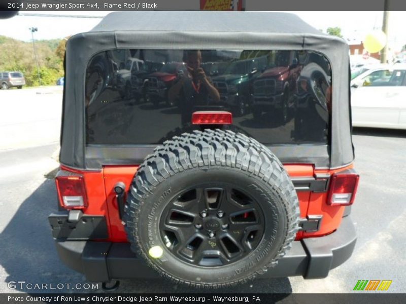 Flame Red / Black 2014 Jeep Wrangler Sport 4x4