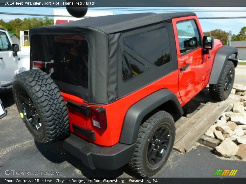 Flame Red / Black 2014 Jeep Wrangler Sport 4x4