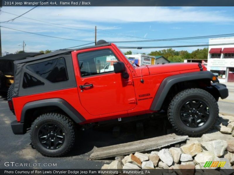 Flame Red / Black 2014 Jeep Wrangler Sport 4x4
